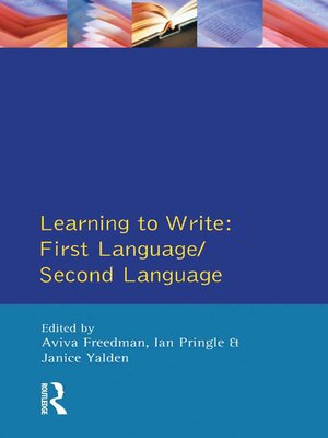 cover image of Learning to Write
